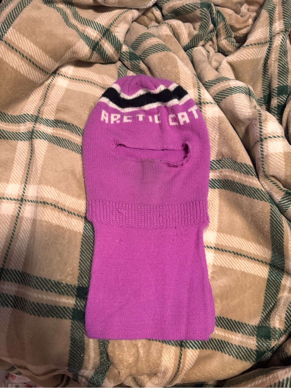 Women's Purple Face Mask Balaclava